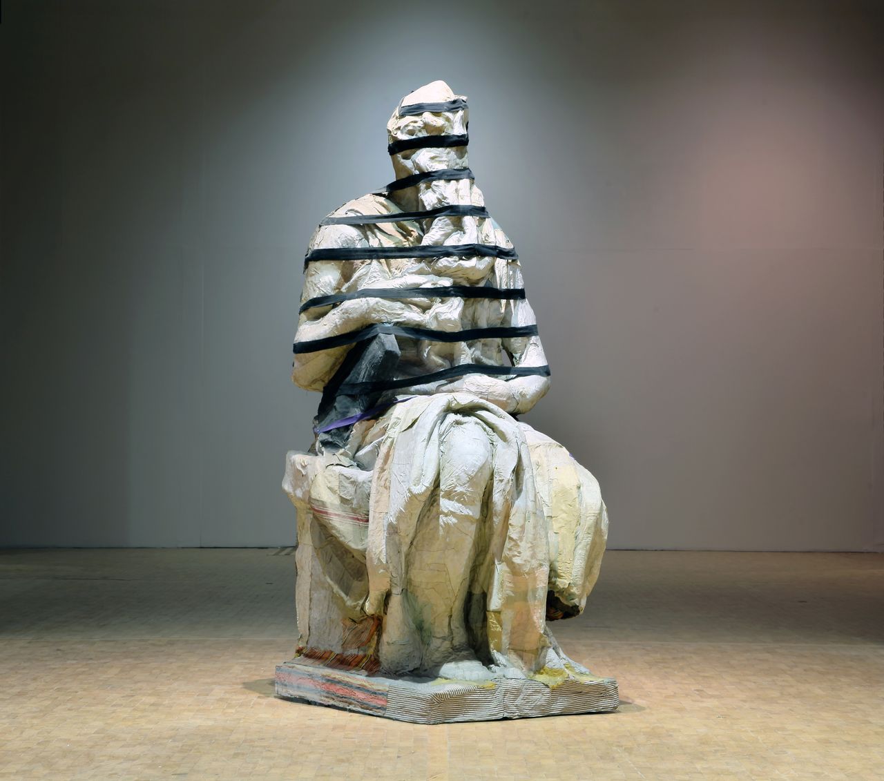Rzeźba pn. Mojżesz, autor KwieKulik. Zdjęcie jan Gaworski CRP